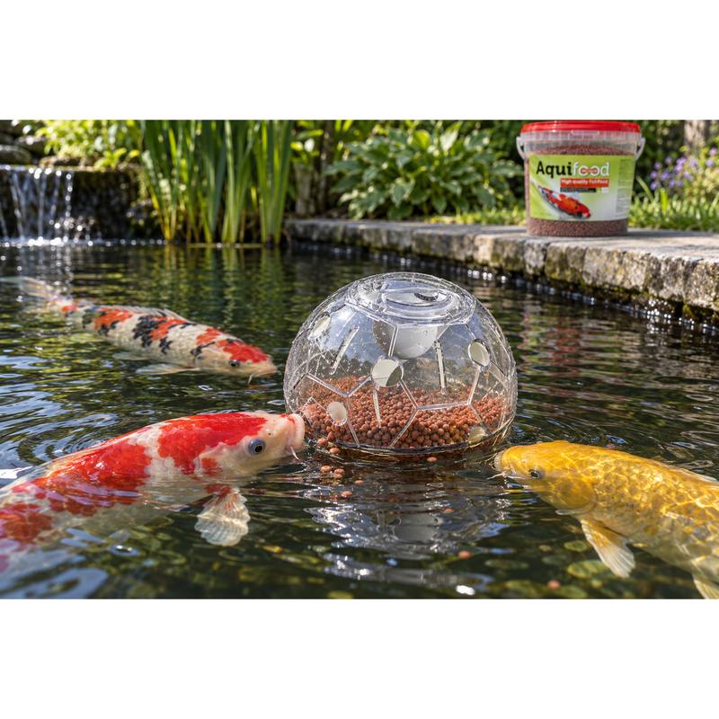 Koi-Toy - Superfish - Juguete para carpas koi - Pelota de entretenimiento para carpas koi