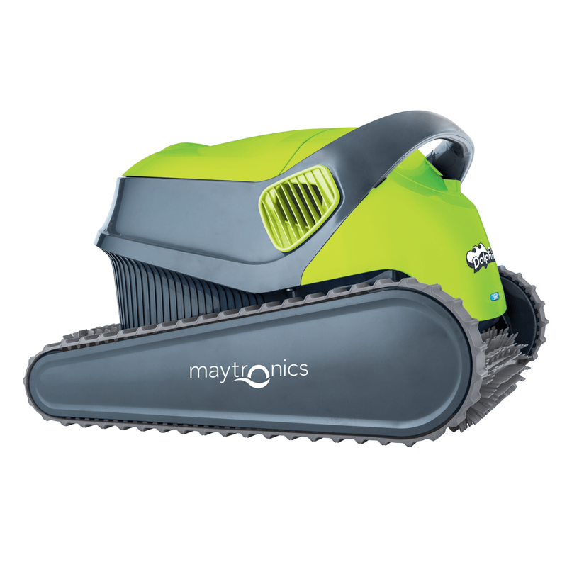 Maytronics Robot Dolphin S300i Bio Maytronics - Pour piscine naturelle - Nettoyeur Intelligent Fond, Parois & Ligne d'Eau pour Etang de Nage