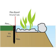 Piquet massif 80 cm pour Flex-Board - Aquaforte
