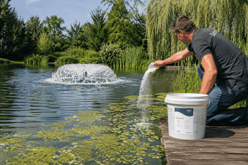 Oase CyanoClear - 25 kg - Traitement professionnel contre les cyanobactéries des étangs et plans d'eau 4010052764955 76495