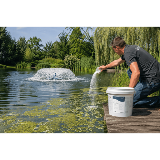 Oase CyanoClear - 25 kg - Traitement professionnel contre les cyanobactéries des étangs et plans d'eau 4010052764955 76495