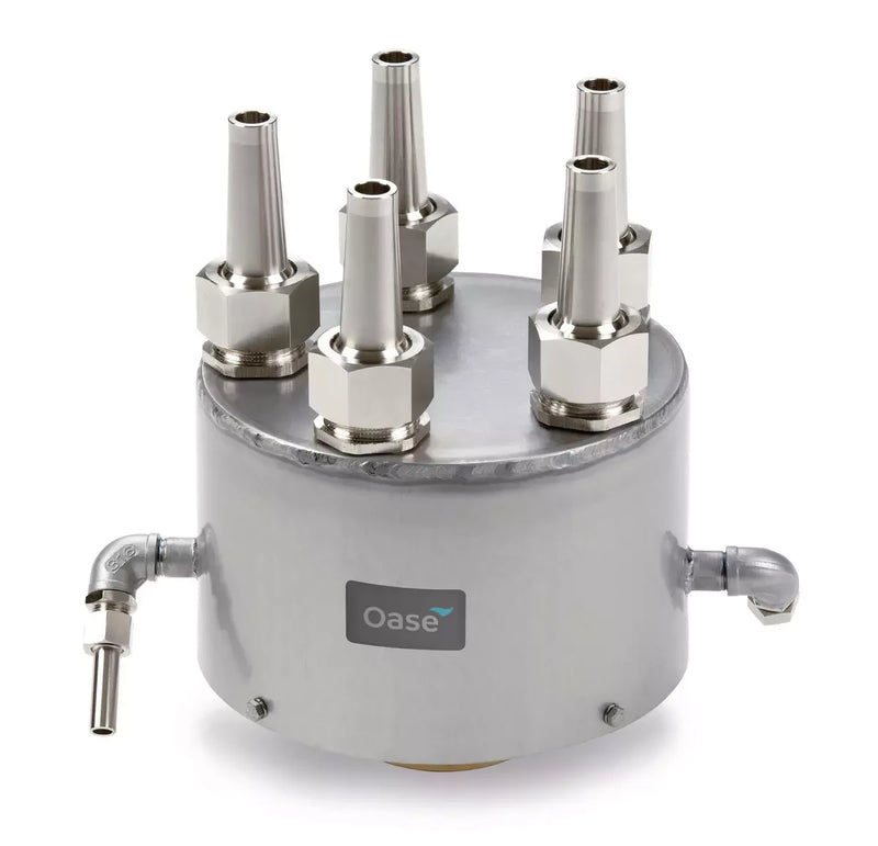 OASE Jets rotatifs 5-30 E – ajutage à cinq jets pour grande fontaine