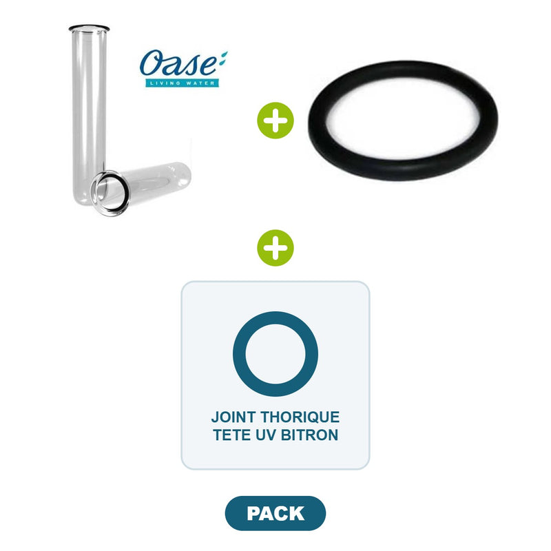 Pack Quartz + joints – Bitron C 36/55 W avec rebord (après 2014) – Oase