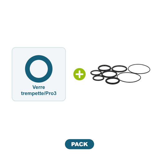 Pack Quartz + jeu de joints – UV trempette / Pro3 40/75 W et 80 W amalgame – AquaForte