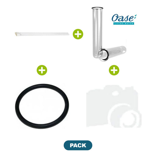 Pack 3 ampoules Oase 60 W + quartz + joints – Bitron Eco 180 W – Oase