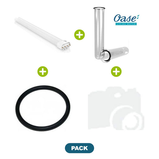 Pack Ampoule Oase 60 W + quartz + joints – Bitron Eco 120/180/240 W – Oase