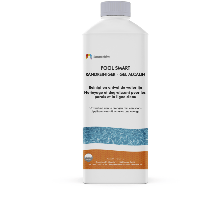 Pool Smart Nettoyage piscine Default Pool Smart Randreiniger Gel Alcalin - 1L PSMRR-1L