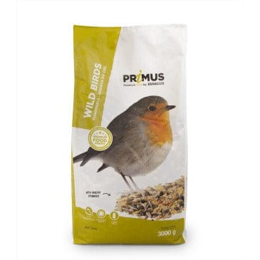 Primus Birds Nourriture pour oiseaux Mélange équilibré PREMIUM + insectes pour toutes les espèces des oiseaux du ciel - 3000G 5400351121921 12192