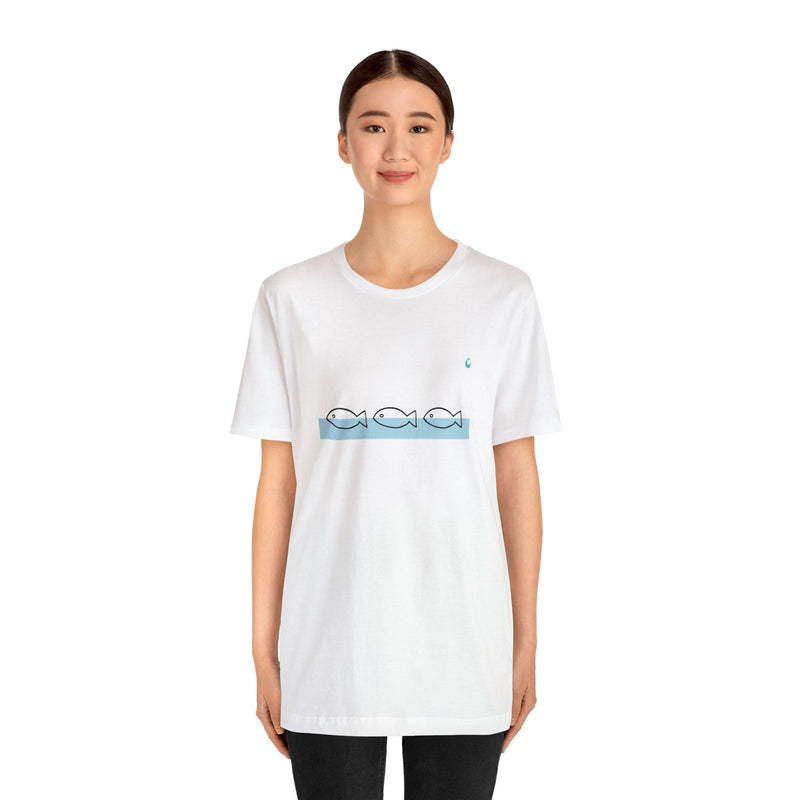 Printify T-Shirt T-Shirt Pour les Fans de Poissons - Foudebassin.com