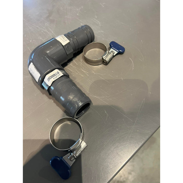 PVC Kit pour plier tuyau 32MM avec colliers de serrage (PVC) 1034325