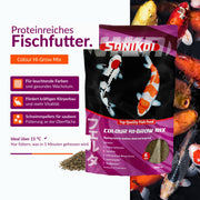 SaniKoi Alimentation pour poissons Nourriture pour poissons Colour Hi-Grow Mix 6 mm 3 l - SaniKoi 8711921231467 124640
