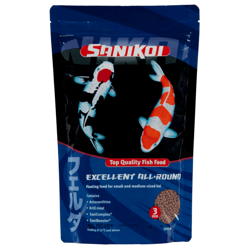 SaniKoi Alimentation pour poissons Nourriture pour poissons Excellent All-Round 3 mm 1 l - SaniKoi 8711921231375 124600