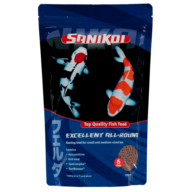 SaniKoi Alimentation pour poissons Nourriture pour poissons Excellent All-Round 6 mm 1 l - SaniKoi 8711921231399 124610