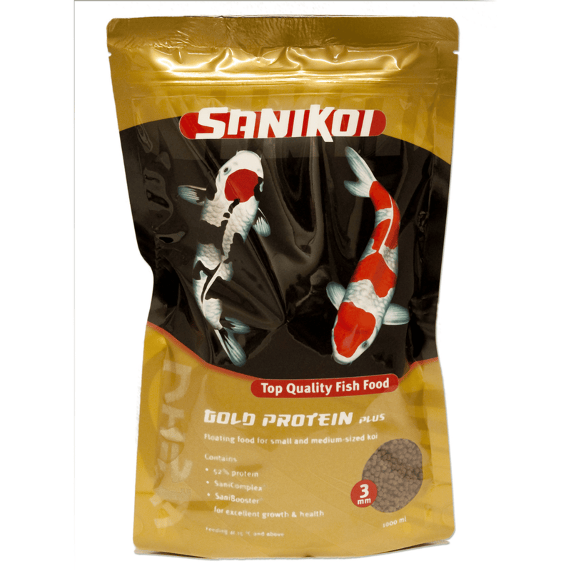 SaniKoi Alimentation pour poissons Nourriture pour poissons Gold Protein Plus 3 mm 1 l - SaniKoi 8711921254299 124645