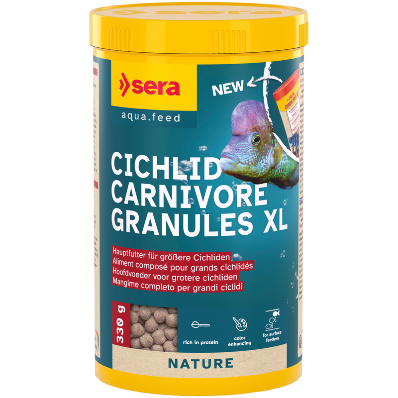 Sera Cichlid Carnivore Granules XL 1.000 ml (330 g)
