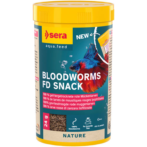 Sera Bloodworms FD Snack 250 ml (24 g)