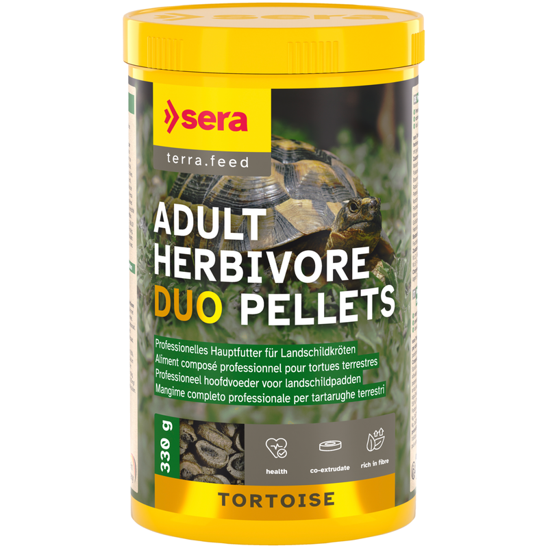Sera Tortoise Adult Herbivor Duo Pellets 1.000 ml (330 g)