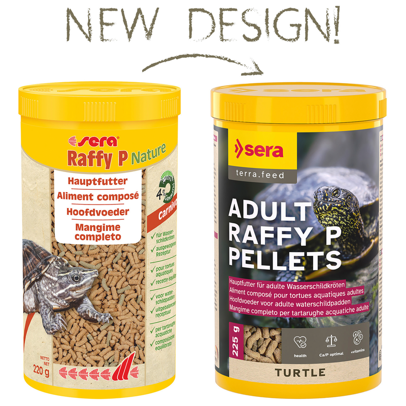 Sera Turtle Adult Raffy p Pellets 1.000 ml (220 g)