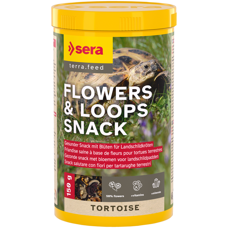 Sera Tortoise Flowers & Loops Snack 1.000 ml (150 g)