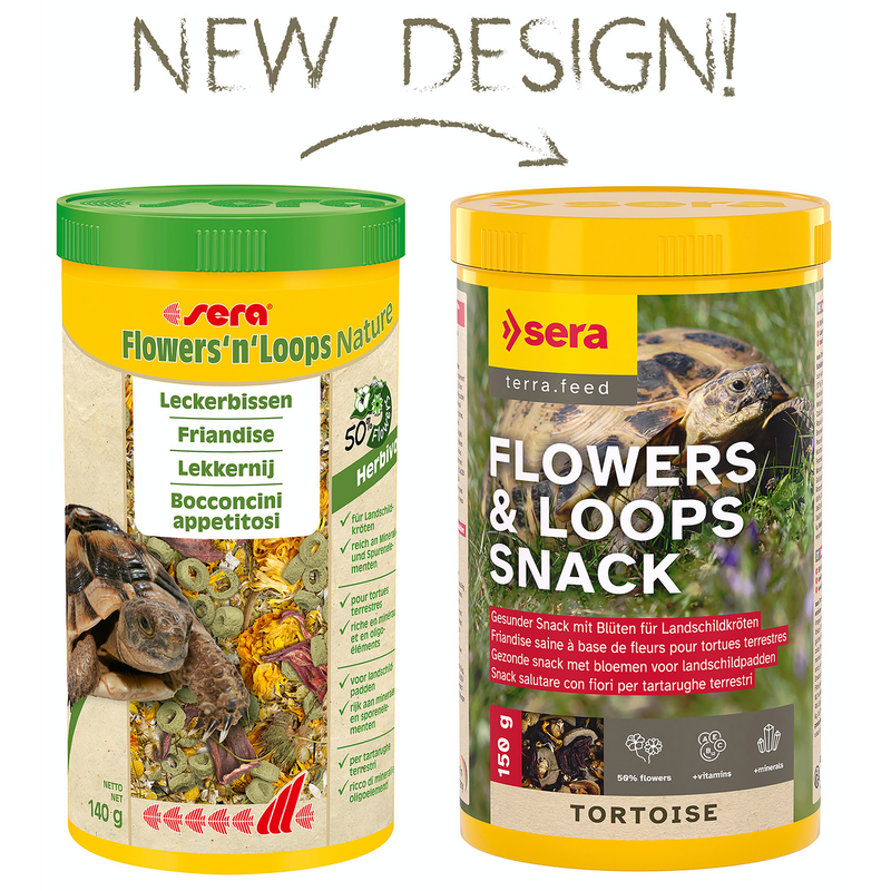 Sera Tortoise Flowers & Loops Snack 1.000 ml (150 g)
