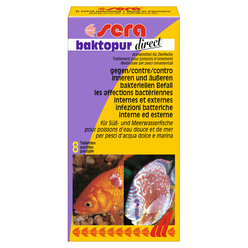 Sera Baktopur direct 8 past. - pour 400 litres