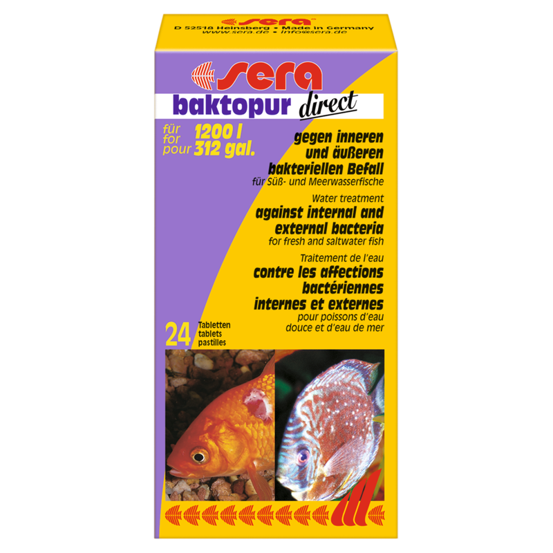 Sera Baktopur direct 24 past. - pour 1.200 litres