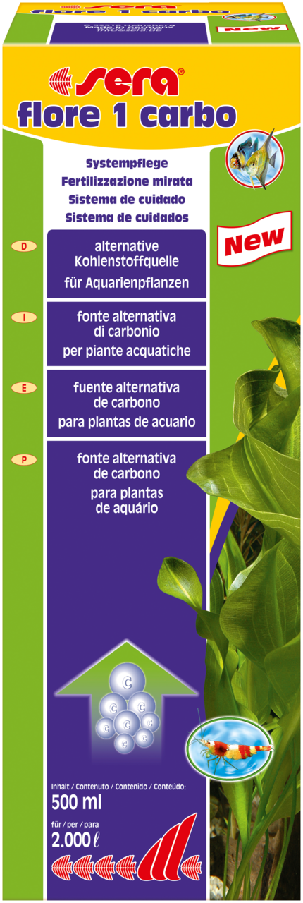 Sera flore 1 carbo 500 ml