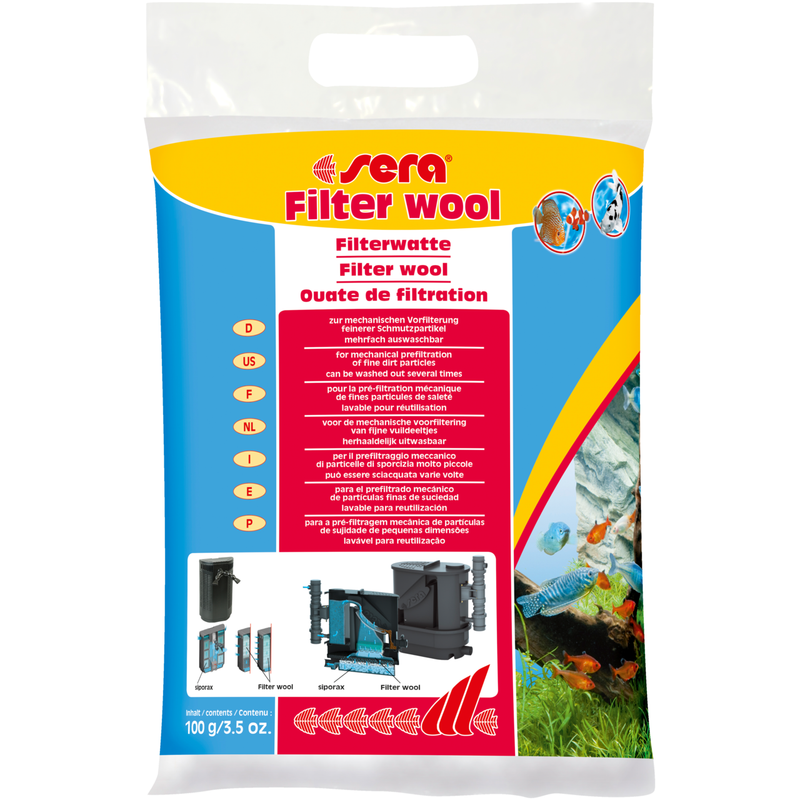 Ouate de filtration Sera 100 g
