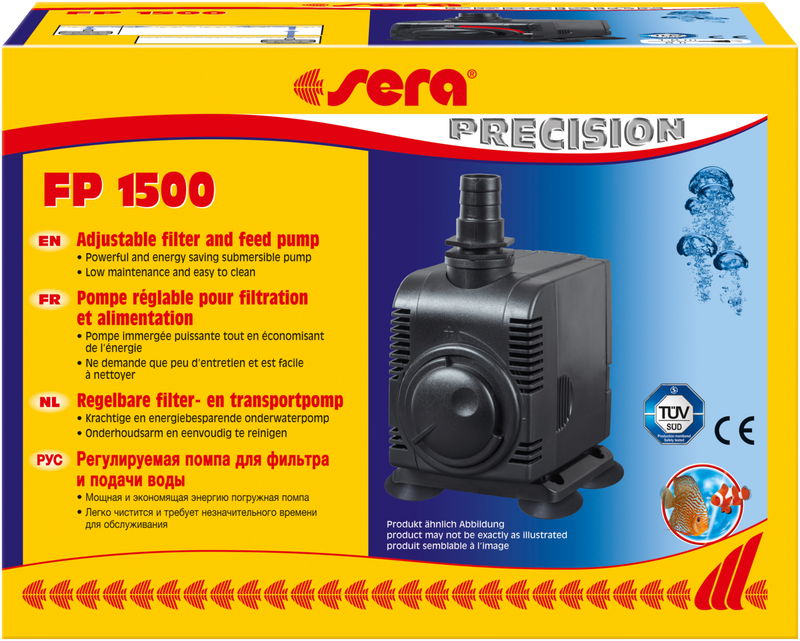 Pompe pour filtration et circulation d'eau Sera FP 1500