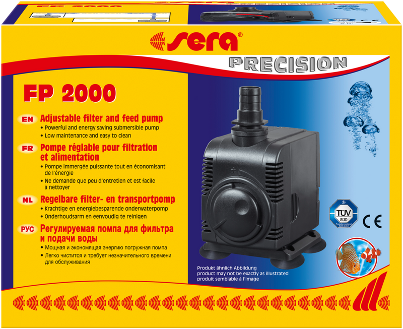 Pompe pour filtration et circulation d'eau Sera FP 2000