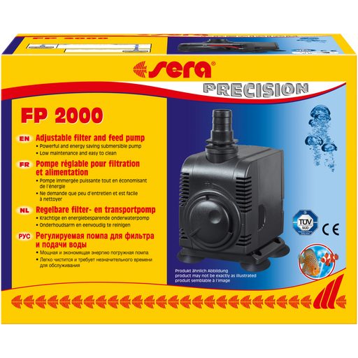 Pompe pour filtration et circulation d'eau Sera FP 2000
