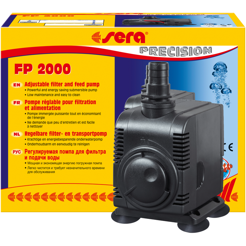 Pompe pour filtration et circulation d'eau Sera FP 2000