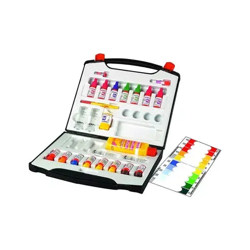Sera Analyse d'eau Sera Koi Aqua-Test Box - Valise d'analyse complète avec de nombreux tests 4001942077156 07715