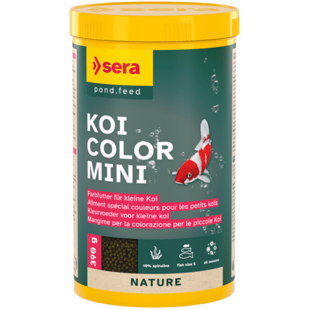 Sera Sera Koi Color Mini - 390gr - Aliment optimal pour le développement des couleurs des jeunes koïs jusqu'à 12 cm 4001942070522 7052