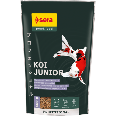 Sera Sera Koi Professional Junior - 500gr - Aliment spécial croissance et couleurs pour les petits koïs 4001942444545 32095