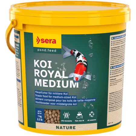 Sera Sera Koi Royal Medium - 1kg - Aliment composé pour le développement optimal des koïs de 12 à 25 cm 7117	W1	1	9,52	18,99	reduced tax rate	4001942071178 7117