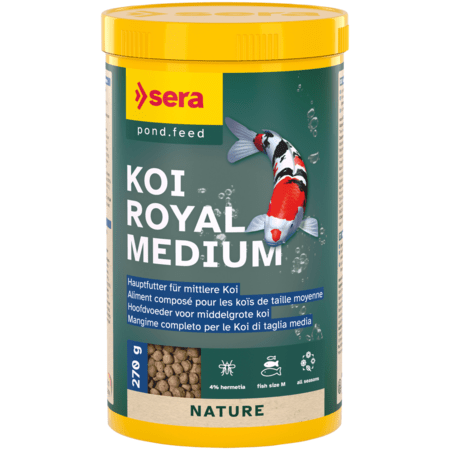 Sera Sera Koi Royal Medium - 270gr - Aliment composé pour le développement optimal des koïs de 12 à 25 cm 4001942071154 7115