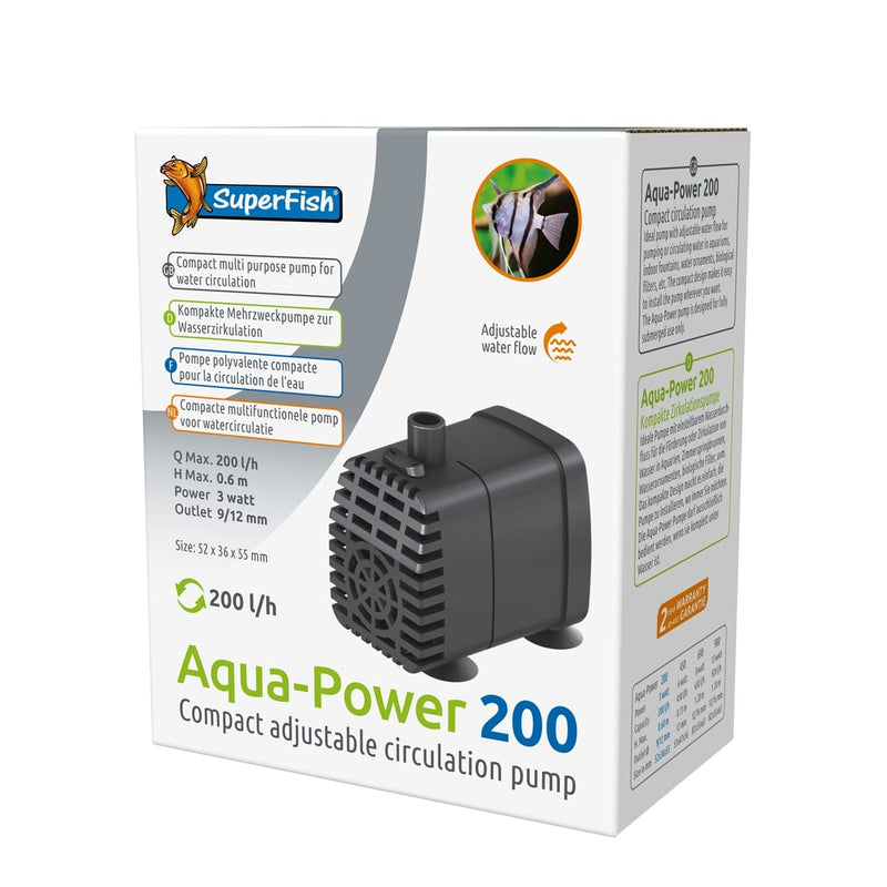 Superfish Aquarium Aquapower 200 - 200 L/h - Superfish 8715897187391 A7030873