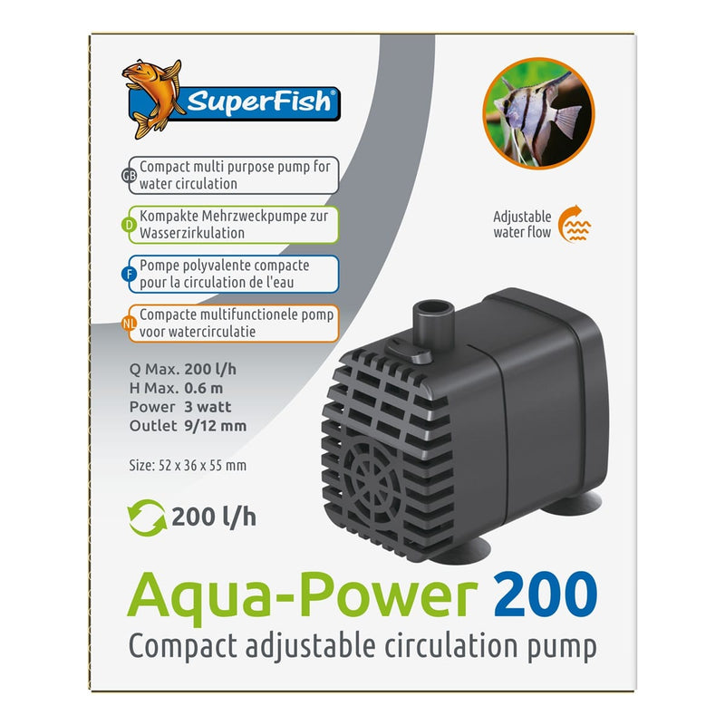 Superfish Aquarium Aquapower 200 - 200 L/h - Superfish 8715897187391 A7030873