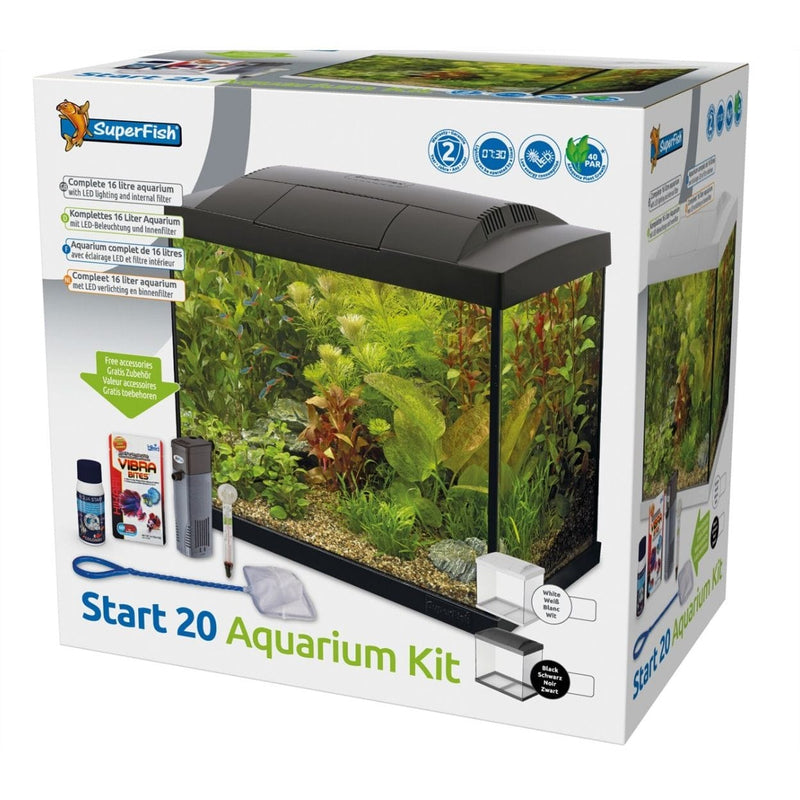 Superfish Aquariums Aquarium Start 20 Goldfish Kit Noir - 20L - Superfish - Aquarium Kit Complet 8715897190766 A4050267