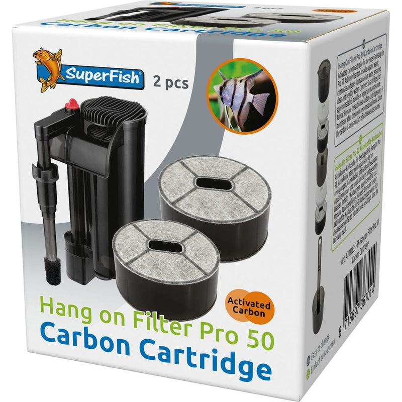 Superfish Aquarium Hang On Filter Pro 50 Cartouche Charbon - Superfish 8715897367014 A7031635