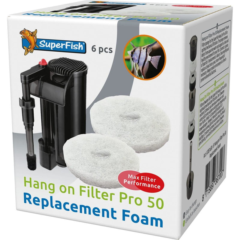 Superfish Aquarium Hang On Pro 50 Mousse Filtrante - Superfish 8715897367007 A7031630