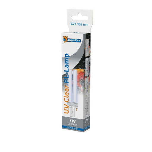 Superfish Bassin Lampe UV PL 7 Watt G23-135 mm - Superfish 8715897244407 06011010