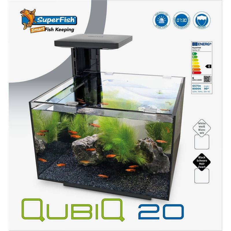 Superfish Aquarium Qubiq 20 Noir - Superfish 8715897360336 A4050889
