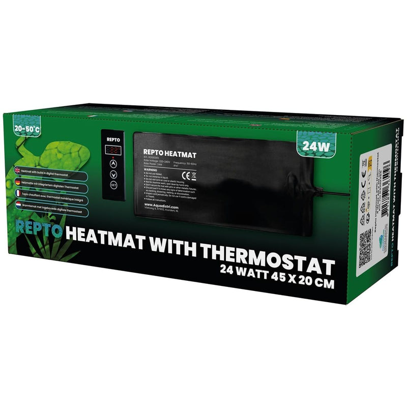 Superfish Reptile Repto Heat Mat With Thermostat 24 Watt 45 x 20 cm 8715897365096 R3100365