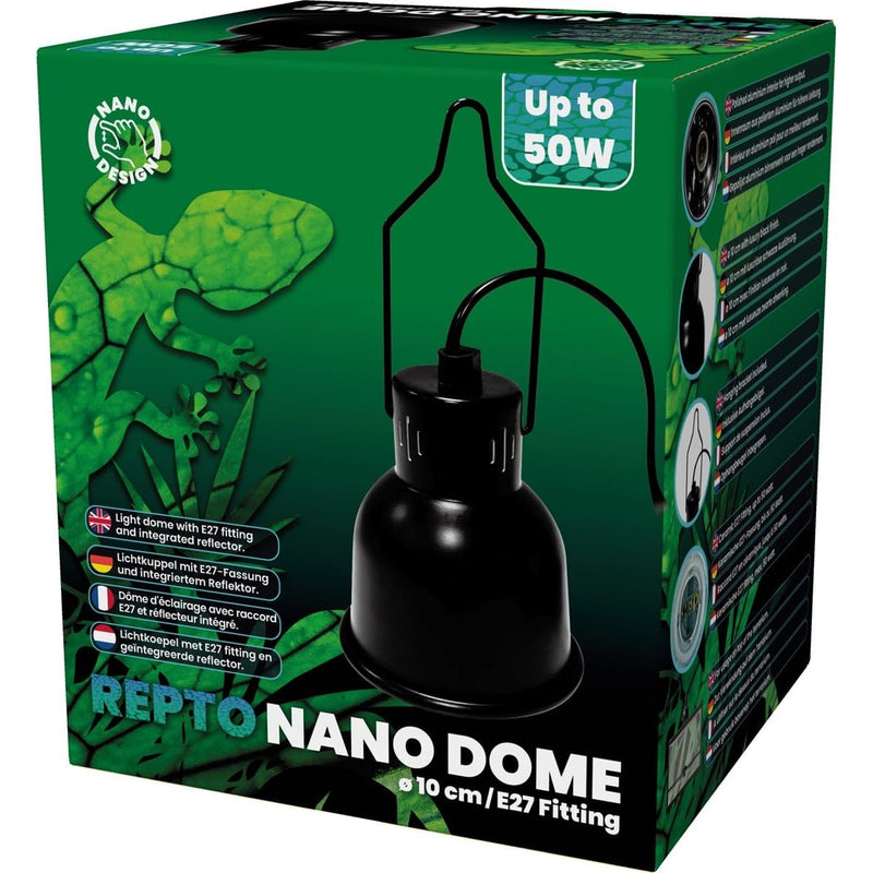 Superfish Reptile Repto Nano Dome Embout E27 10 cm Noir 8715897364921 R3100075
