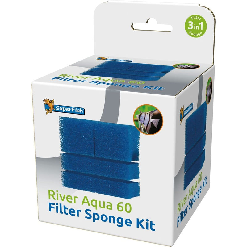 Superfish Aquarium River Aquarium 60 Set Mousses - Superfish 8715897366536 A4052555