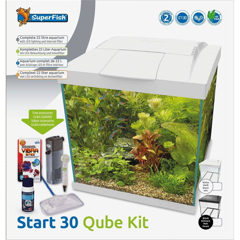 Superfish Aquarium Start 30 Qube Kit Blanc - Superfish 8715897358814 A4052355