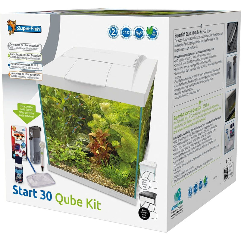 Superfish Aquarium Start 30 Qube Kit Blanc - Superfish 8715897358814 A4052355