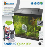 Superfish Aquarium Start 60 Qube Kit Noir - Superfish 8715897358821 A4052360